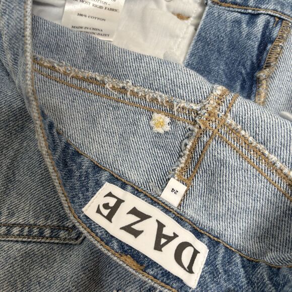 Daze Malibu Mini Denim Skirt - Picture 7 of 9